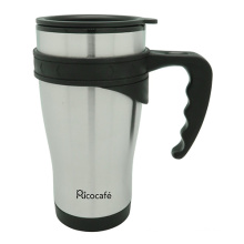 Stainless Steel Double Wall Auto Mug 16oz